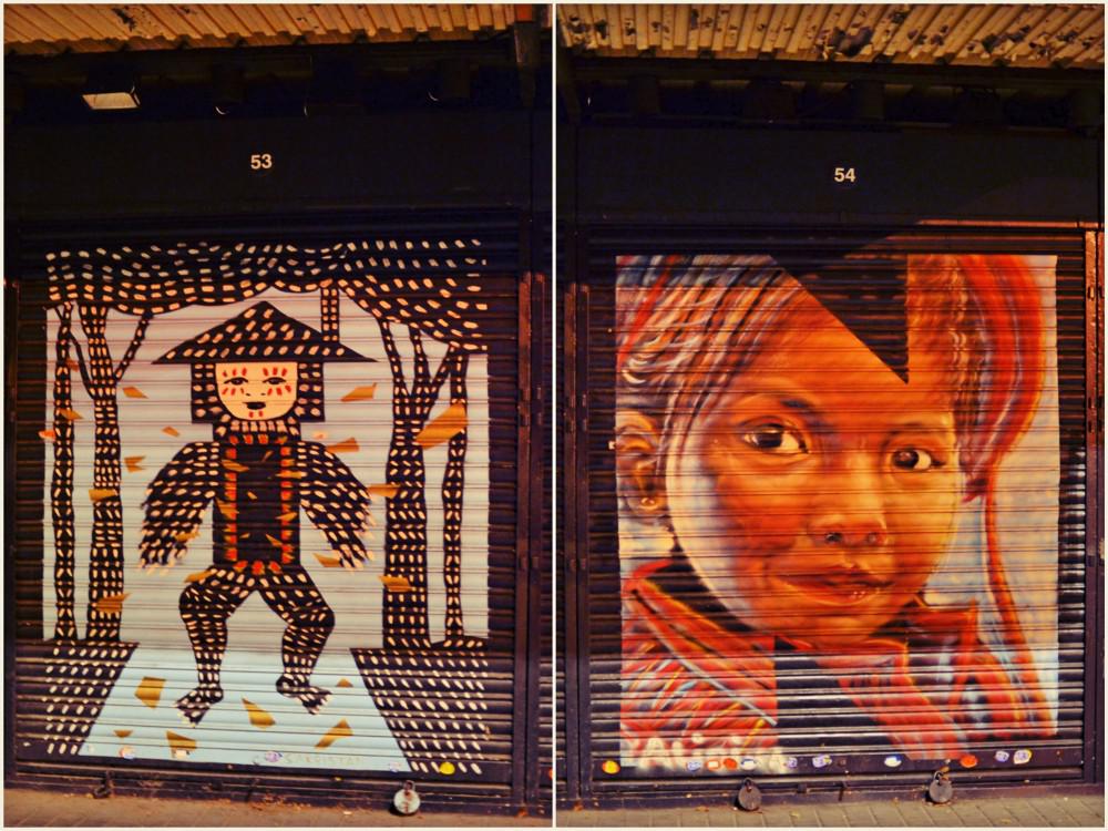 amazing painted doors at barcelona